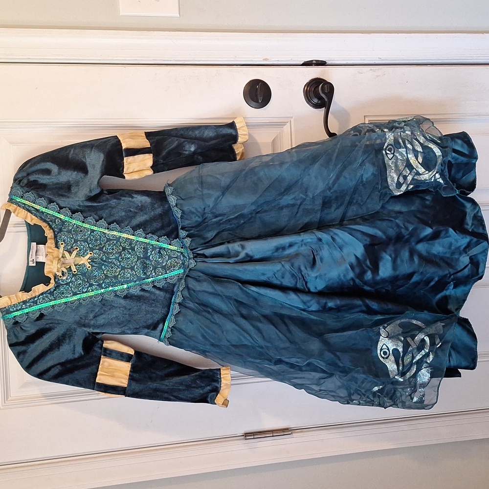 Disney Parks Merida Dress Youth Sz M